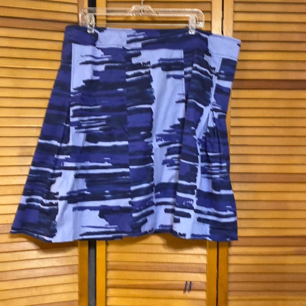 Lane Bryant hues of blue skirt